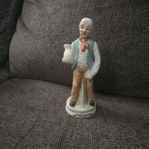Flambro | Porcelain Farmer Man Figurine